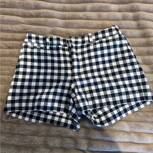 Polo Ralph Lauren Navy Gingham Chino Shorts | Size 6